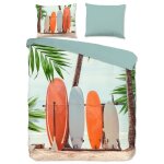 Good morning housse de couette surf 155x220 cm multicolore