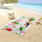 Good morning serviette de plage paradise 100x180 cm multicolore