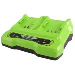 Greenworks chargeur à double fente 24 v 2 a Greenworks chargeur à double fente 24 v 2 a