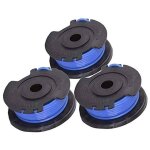 Greenworks ensemble de bobine à fil simple 3pcs pour tondeuse 3x1, 65mm Greenworks ensemble de bobine à fil simple 3pcs pour tondeuse 3x1, 65mm