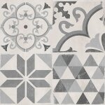 Grosfillex carreau de rev�tement mural 9 pcs 15, 4x120 cm gris andalou