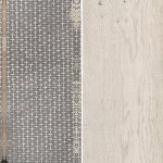 Grosfillex carreau de rev�tement mural accent 9pcs 15, 4x120cm amazonia