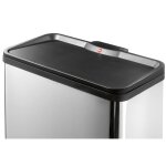 Hailo poubelle  pdale oko duo plus l 17 + 9 l acier inox 0630 - 200