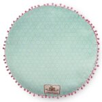 Happiness coussin d�coratif wild rose 55x55 cm bleu