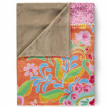 Happiness plaid zabrina 150x200 cm velours poly