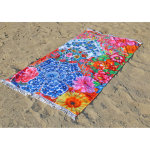 Happiness serviette de plage zaira 100x180 cm multicolore