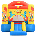 Happy hop chteau gonflable avec toboggan 330x230x230 cm pvc