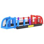 Happy hop terrain de football / volley - ball gonflable 800x335x180 cm pvc