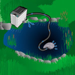 Heissner filtre cologique et pompe de cascade smartline 2200 l / h