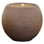 Heissner fontaine de terrasse sphère avec led 50x50x43 cm rouillé Heissner fontaine de terrasse sphère avec led 50x50x43 cm rouillé