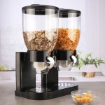 Hi distributeur de crales duo noir 2 x 3, 5 l