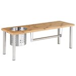 Hi tagre de cuisine en bambou 55x20x20 cm
