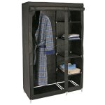 Hi garde - robe 110x46x178 cm tissu noir