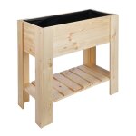Hi jardinire surleve 92 x 41 x 80 cm bois de pin