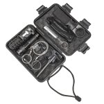 Hi kit de survie avec 10 pcs noir Hi kit de survie avec 10 pcs noir