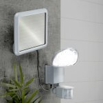 Hi lampe de jardin  capteur de mouvement solaire  led plastique
