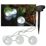 Hi lampe solaire à led flottante pour bassin 9 cm Hi lampe solaire à led flottante pour bassin 9 cm