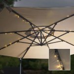 Hi parasol avec guirlande lumineuse  led 130 cm