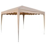 Hi pavillon pliable 3x3 m beige Hi pavillon pliable 3x3 m beige