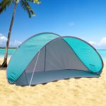 Hi tente de plage escamotable bleu Hi tente de plage escamotable bleu