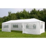 Hi tente de r�ception avec parois lat�rales 3 x 9 m blanc