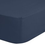 Hip drap - housse 160x200 cm bleu fonc