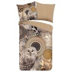 Hip housse de couette karmen 155x220 cm taupe