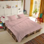Hip housse de couette uni 240x200 / 220 cm rose Hip housse de couette uni 240x200 / 220 cm rose