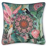 Hip oreiller d�coratif sofiya 48x48 cm velours polyester