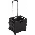 Home&styling chariot aluminium avec caisse pliante pp