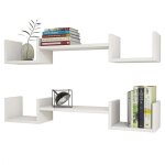 Homemania �tag�re murale life 107, 2x22x17 cm blanc