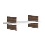 Homemania tagre murale norma 50x20x15 cm blanc et bois
