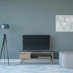 Homemania meuble tv maya 90x30x33 cm noyer Homemania meuble tv maya 90x30x33 cm noyer