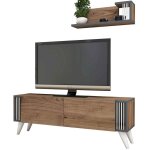 Homemania meuble tv nicol 120x31x42 cm noyer Homemania meuble tv nicol 120x31x42 cm noyer