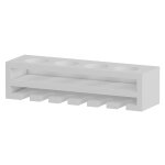 Homemania porte - bouteille poseidon 48x13, 8x12 cm blanc Homemania porte - bouteille poseidon 48x13, 8x12 cm blanc