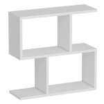 Homemania table basse ecrin 60x20x59, 4 cm blanc