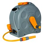 Hozelock enrouleur de jardin mural / sur pied et tuyau 25 m compact reel