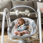 Ingenuity balanoire portable avec adaptateur d'alimentation braden