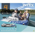Intex jeu de bateau gonflable avec rames et pompe 68324np