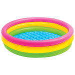 Intex piscine gonflable sunset 3 anneaux 147x33 cm