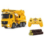 Jamara grue tlcommande mercedes - benz arocs 1:20 jaune