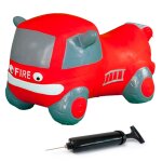 Jamara jouet rebondissant avec pompe camion de pompiers rouge Jamara jouet rebondissant avec pompe camion de pompiers rouge