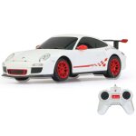 Jamara voiture tlcommande porsche gt3 rs 1:24 blanc