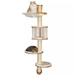 Kerbl arbre � chats mural dolomit 168 cm blanc 81500
