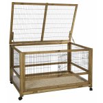 Kerbl cage de petits animaux pour espace intrieur 116x75x70 cm bois