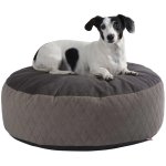 Kerbl coussin pour animaux de compagnie 80x25 cm marron et taupe