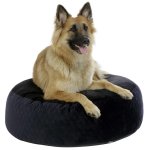 Kerbl coussin pour animaux de compagnie 80x25 cm noir et bleu