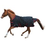 Kerbl couverture de cheval rugbe zero. 1 noir 115 cm 328663