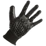 Kerbl gants de massage et de nettoyage m noir