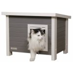 Kerbl maison pour chats eli 57 x 45 x 43 cm gris et blanc